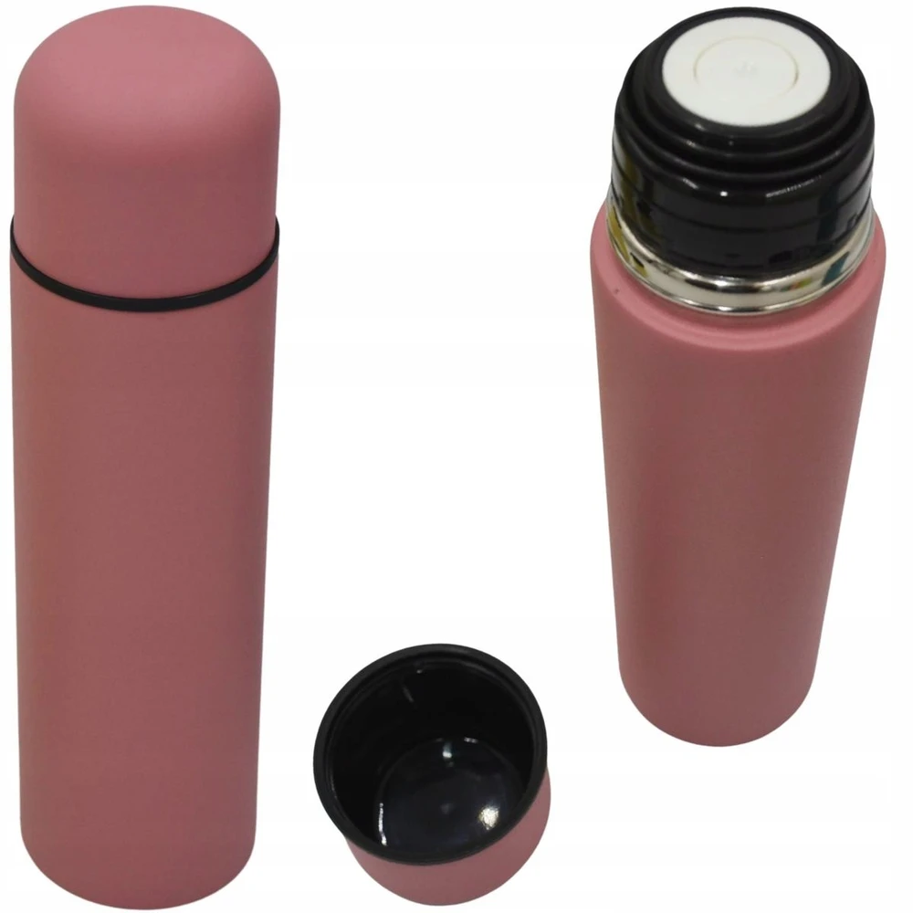 Excellent Houseware Turistinis termosas 500 ml rožinis