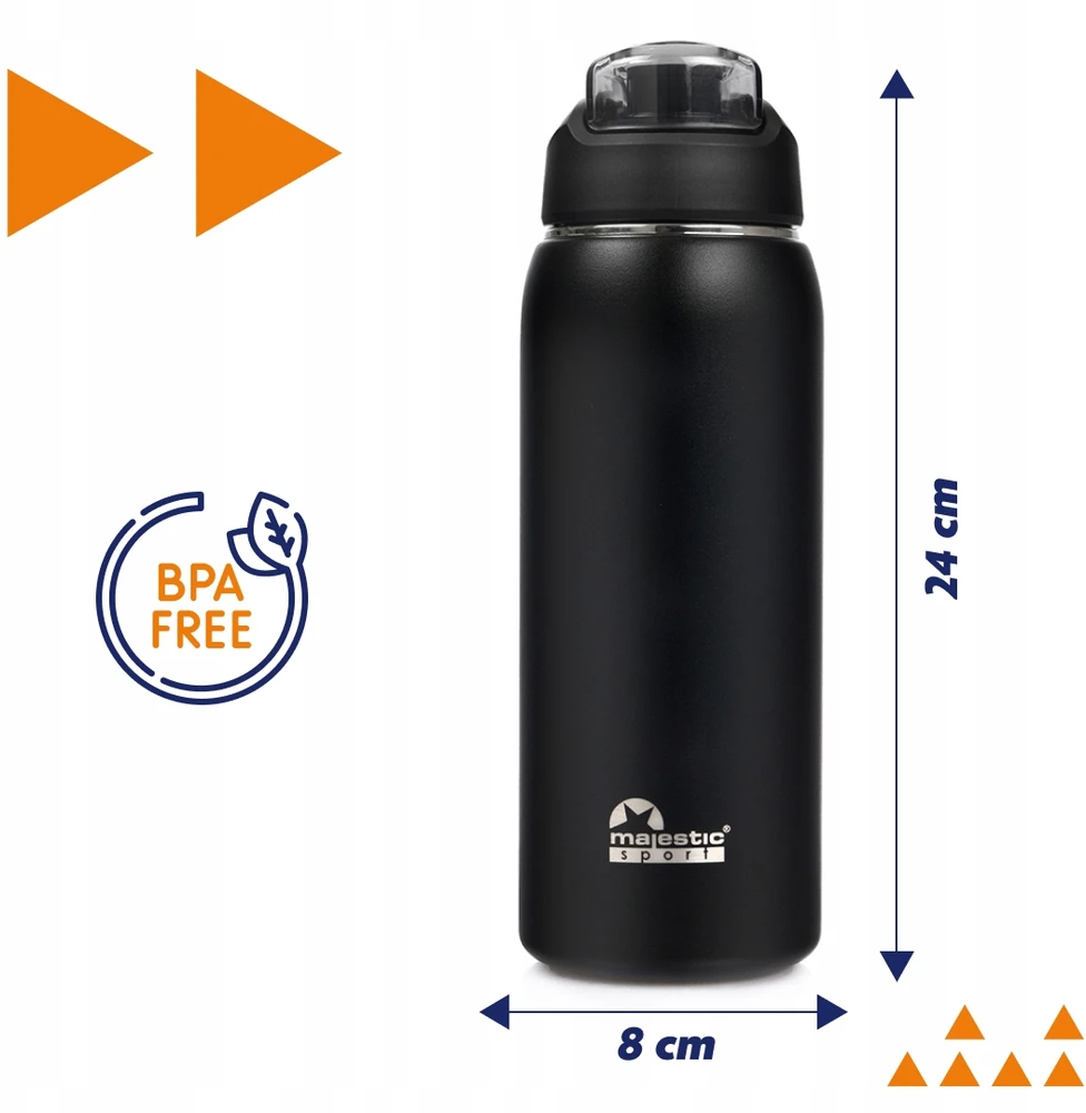 Termosinė gertuvė Majestic Sport Delta 750 ml su šiaudeliu