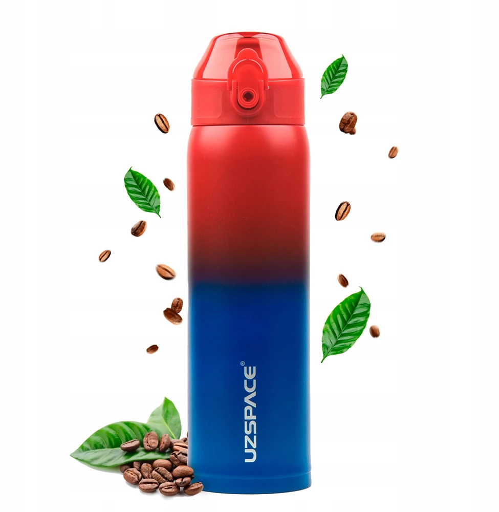 Termosinė gertuvė Uzspace X5 500ml, nerūdijančio plieno, 12h šilumos/šalčio išlaikymas