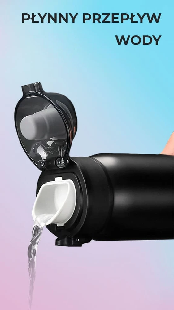 Termosinė gertuvė Uzspace X5 500ml, nerūdijančio plieno, 12h šilumos/šalčio išlaikymas