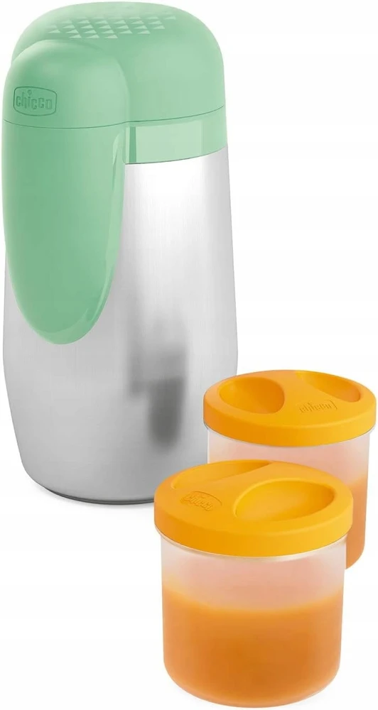 Termosinis butelis ir maisto indas Chicco Step Up 500 ml, nerūdijantis plienas, ilgai išlaikanti temperatūrą