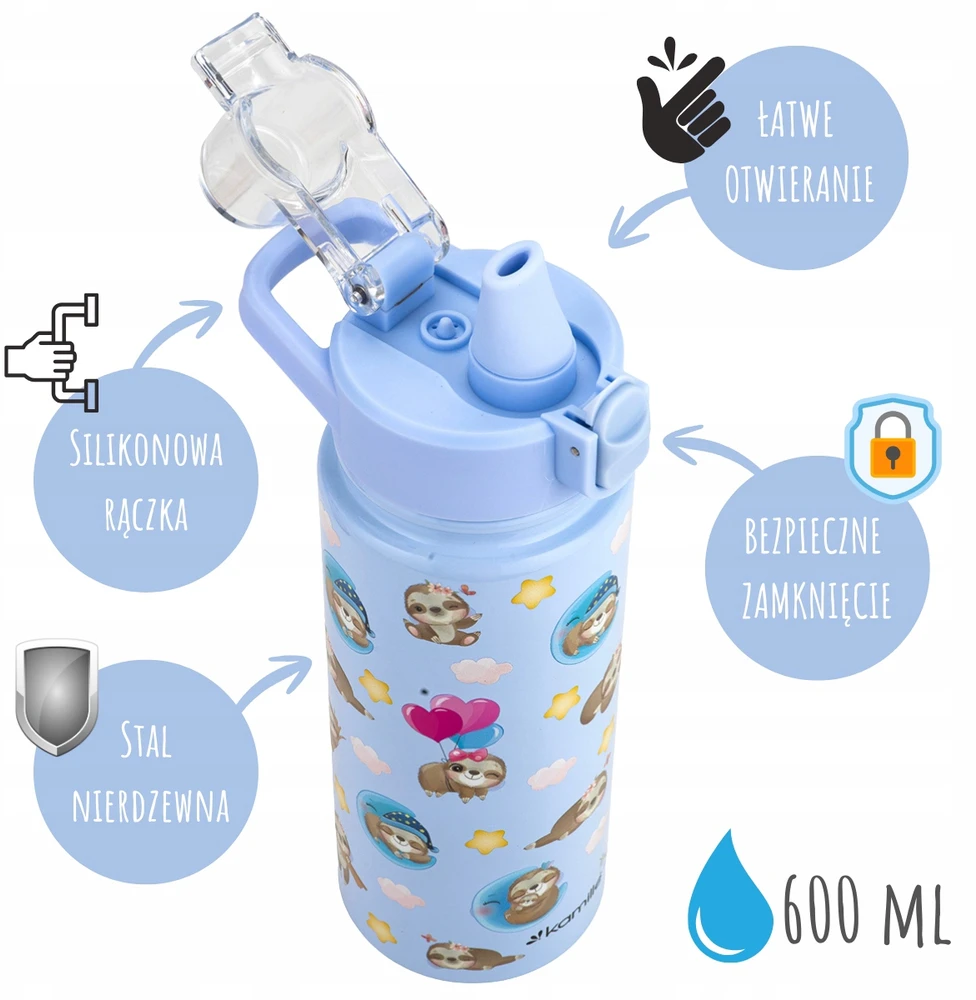 Kamille Riposo Vaikiškas termosas - gertuvė 0.6 L, R-2164