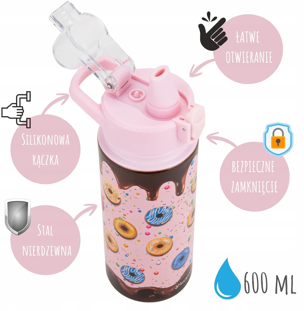 Kamille Riposo Vaikiškas termosas - gertuvė 0.6 L, R-2164