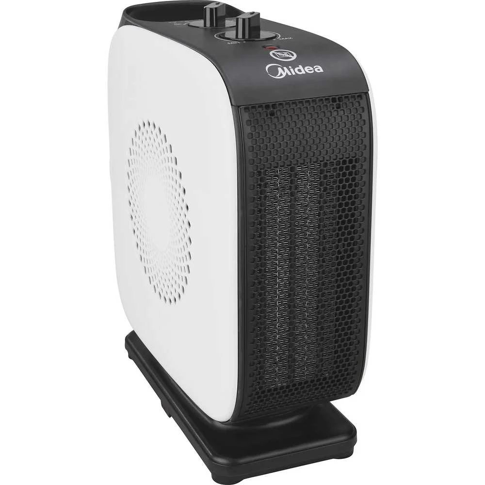 Midea Compact PTC Fan Heater 1500W NTY15-19CA - keraminis šildytuvas, patalpoms iki 10 m², baltas