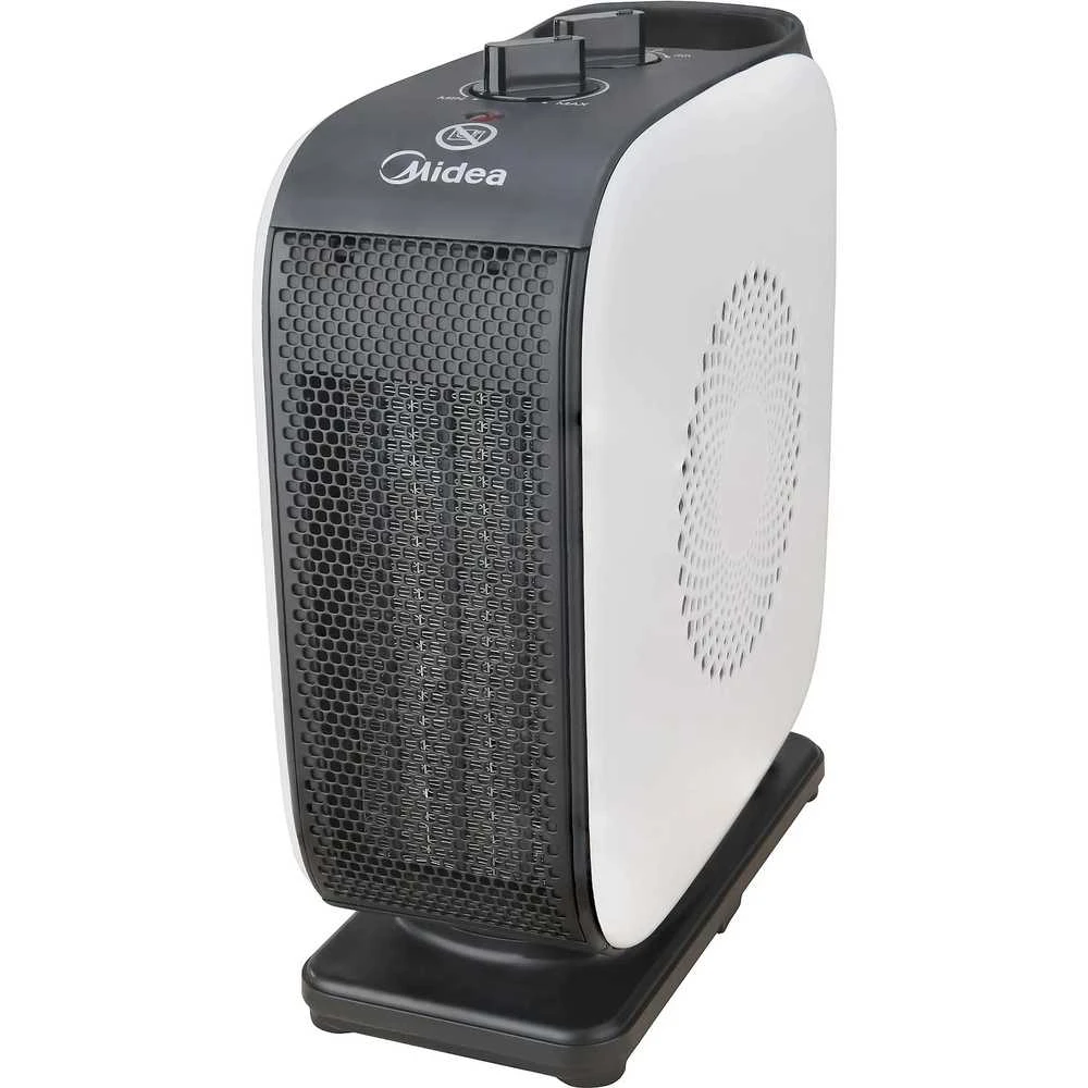 Midea Compact PTC Fan Heater 1500W NTY15-19CA - keraminis šildytuvas, patalpoms iki 10 m², baltas