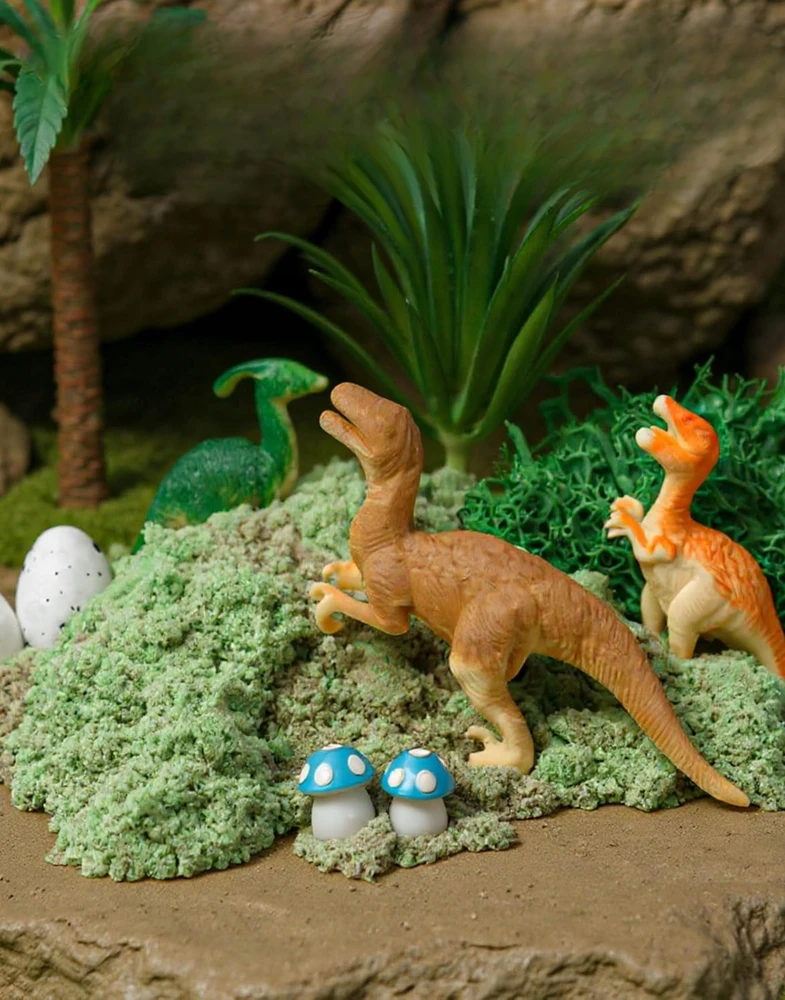 TERRARIUM DINOSAURS „pasidaryk pats“ LED NAKTINIS LEMPAS NUOTOLINIO NUSTATYMAS 13 SPALVŲ RINKINYS VAIKAMS