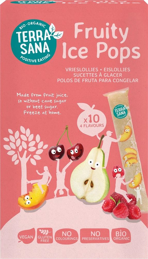 Terrasana VAISIŲ LEDAI UŽŠALDYTI Ekologiški 40ml x 10 TERRASA