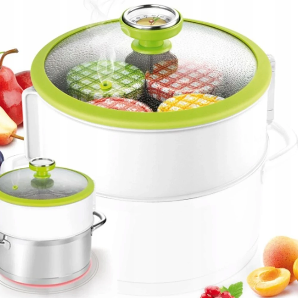 TESCOMA ADAPTERŲ RINKINYS PRODUKTŲ PASTRAVIMUI SU TERMOMETRA Ø 24cm