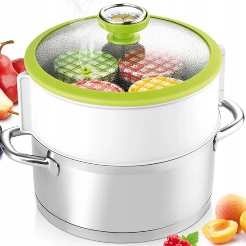 TESCOMA ADAPTERŲ RINKINYS PRODUKTŲ PASTRAVIMUI SU TERMOMETRA Ø 24cm
