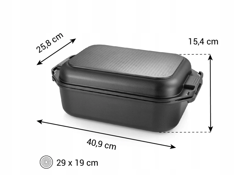 TESCOMA GrandCHEF keptuvė su dangteliu 40 x 26 cm