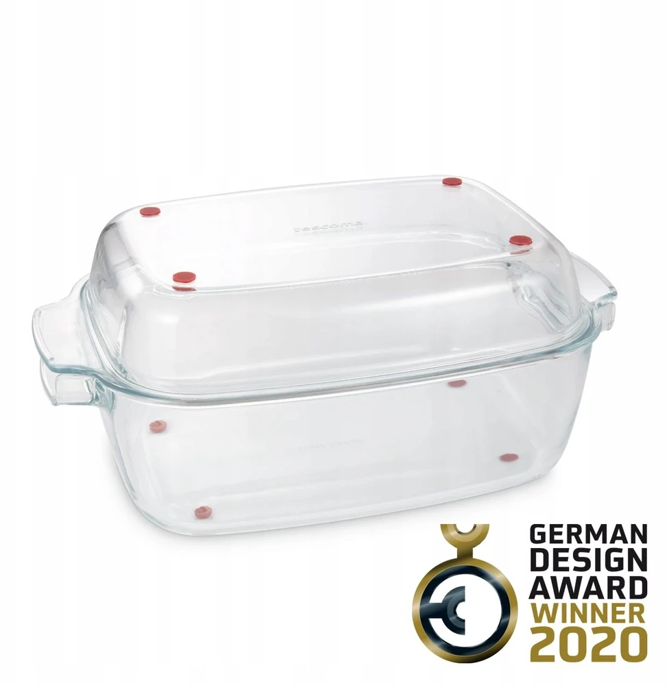 TESCOMA GrandCHEF keptuvė su dangteliu 40 x 26 cm, stiklinė
