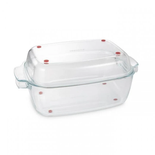 TESCOMA GrandCHEF keptuvė su dangteliu 40 x 26 cm, stiklinė