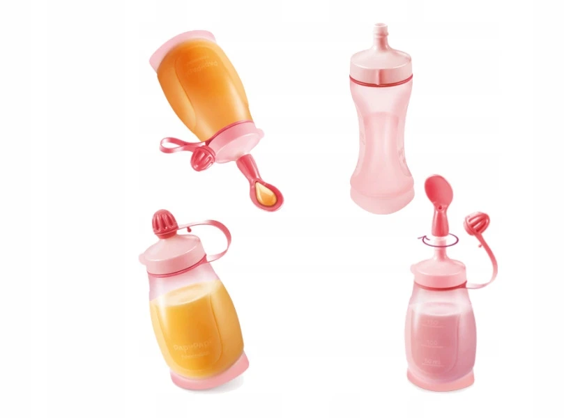 Tescoma LANKSUS SILIKONINIS BUTELIS SU ŠAUKŠTU ROŽIŲ 200ml
