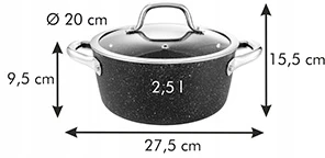 Tescoma PUODAS ORKOS MAISTAS + DANGIS 20cm 2,5l