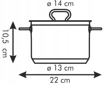 Tescoma puodas su dangčiu, 18 cm, 3 l
