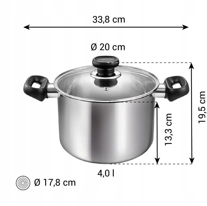 Tescoma Puodas su dangčiu 20cm 4l