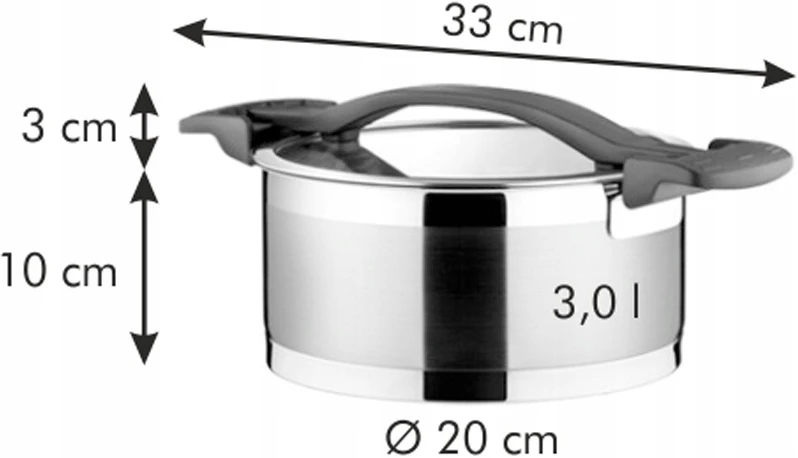 TESCOMA PUODAS SU DANGIU ULTIMA 20CM 3L
