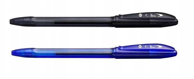 Tetis 0,7mm juodas tepalinis rašiklis, 1 vnt.