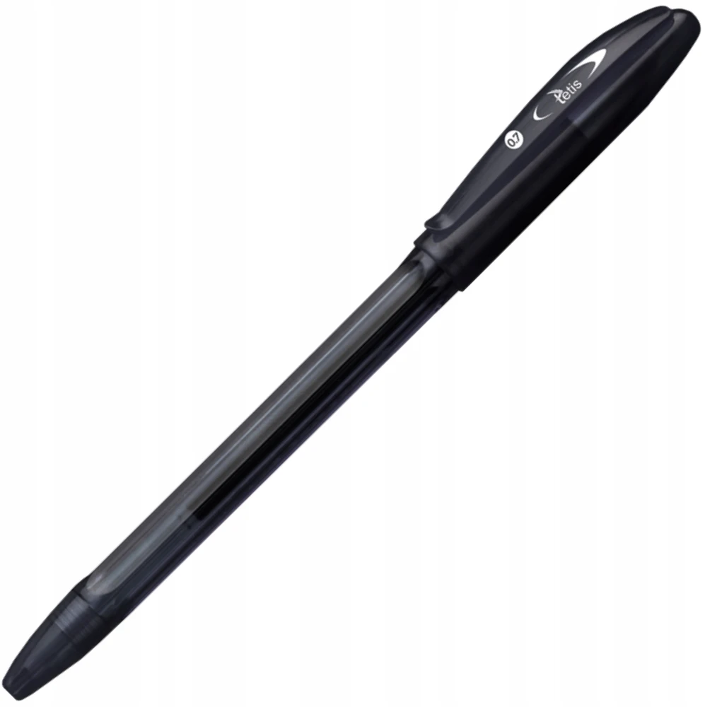 Tetis 0,7mm juodas tepalinis rašiklis, 1 vnt.