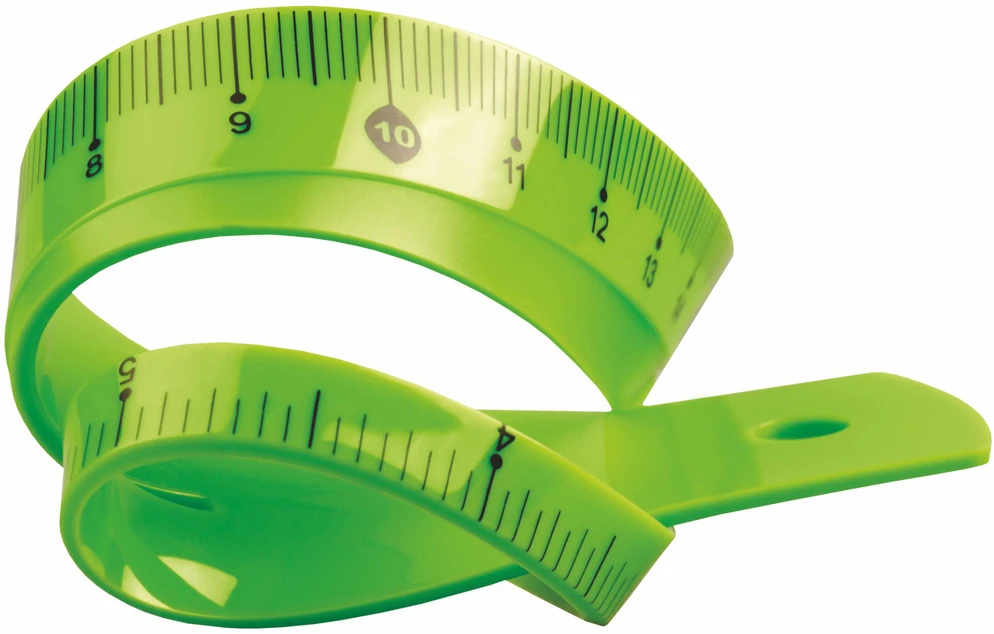 Tetis Bl020-zb 20 cm žalia lanksti liniuotė