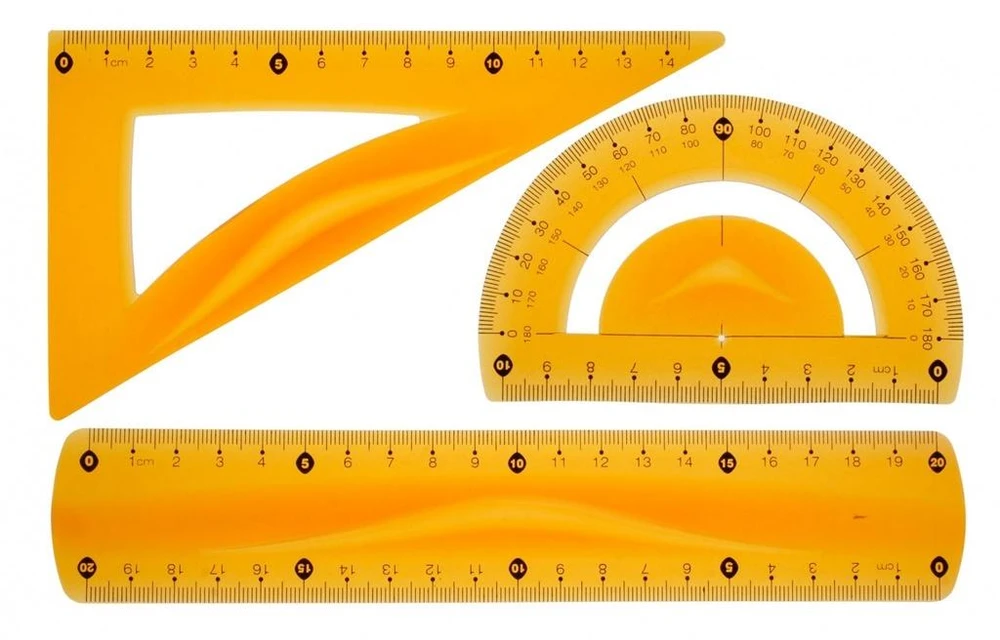 Tetis Rinkinys geometryczny elastyczny 3 elementowy oranžinė (BL010-PK)