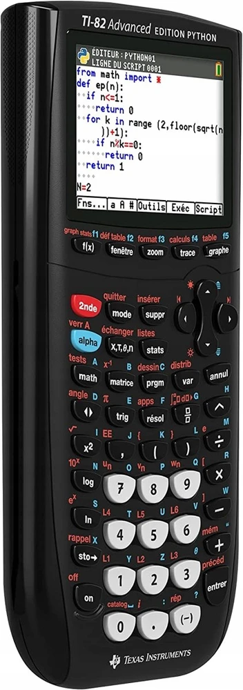 TEXAS INSTRUMENTS TI-82 Advanced Edition Python Graphing Calculator - Juodas