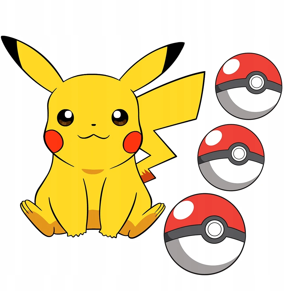 Manenti Textile Dvipusė "pokémon Pikachu" pieštukinė, 22 x 9 x 8 cm