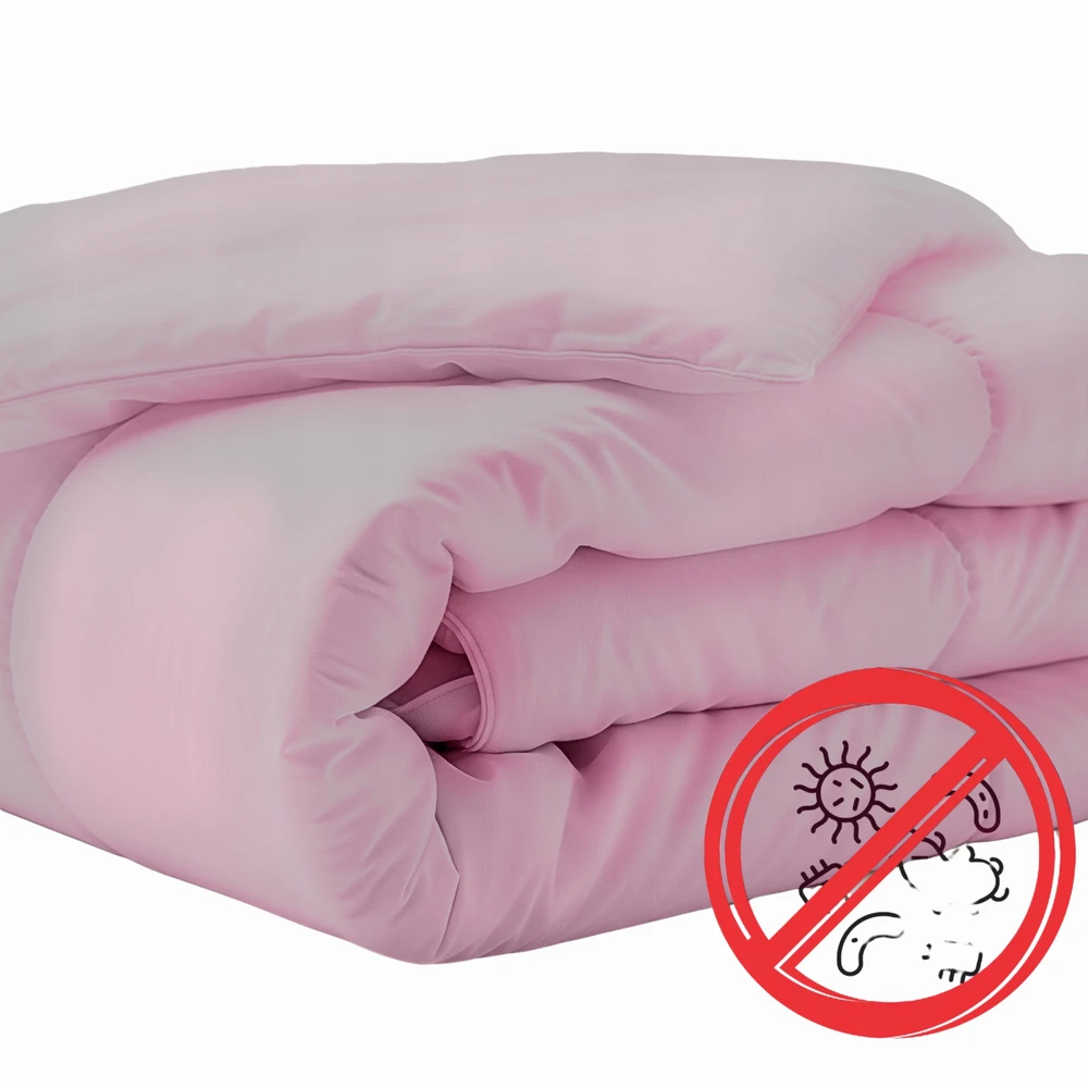 Textom Antialerginė antklodė Całoroczna 100x135cm Puszysta Różowa Dziecięca