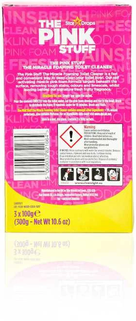 Putojantis tualeto valiklis - milteliai The Pink Stuff, 3x100g