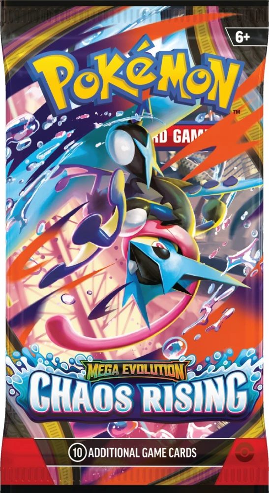 Pokémon TCG Mega Evolution: Chaos Rising papildymo paketas – 10 kortų