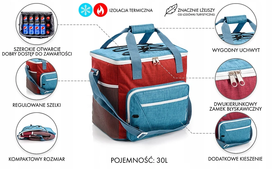 Terminis krepšys meteor frosty 30l
