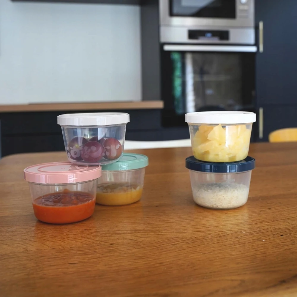 THERMOBABY kūdikių maisto indeliai 10x250 ml spalvingi