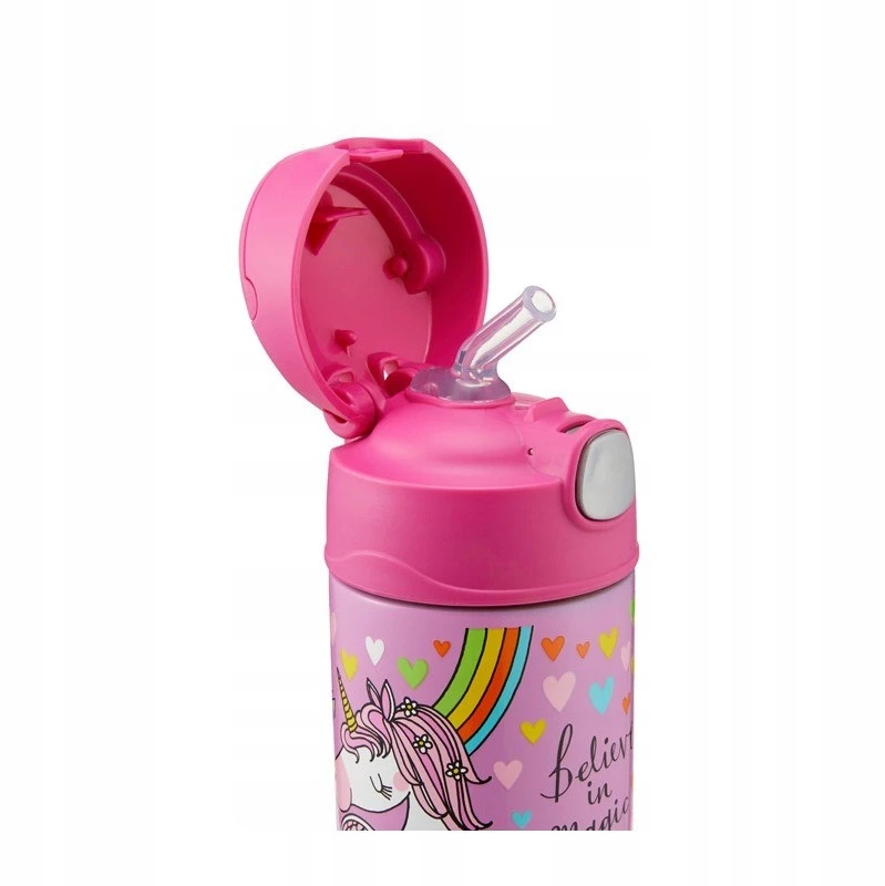 Thermos FUNtainer termosas kūdikiams su šiaudeliu - vienaragis 355 ml