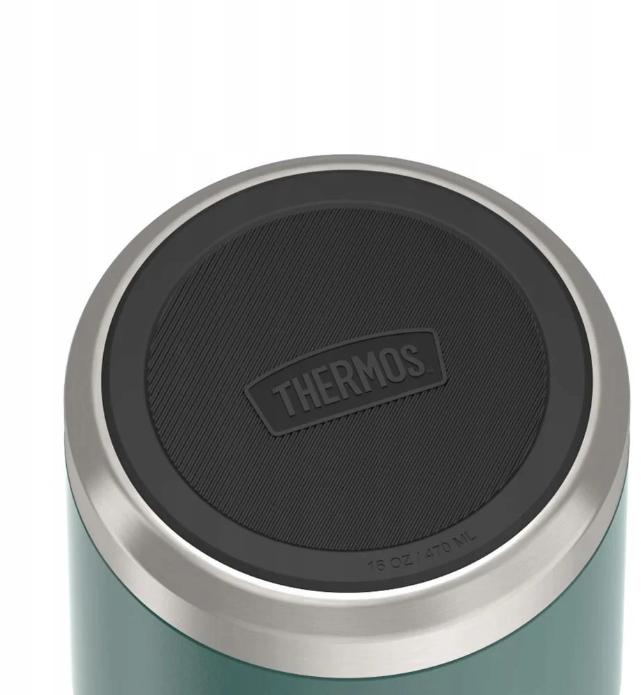 Thermos Icon 470 ml maisto termosas su sulankstomu šaukštu - žalias