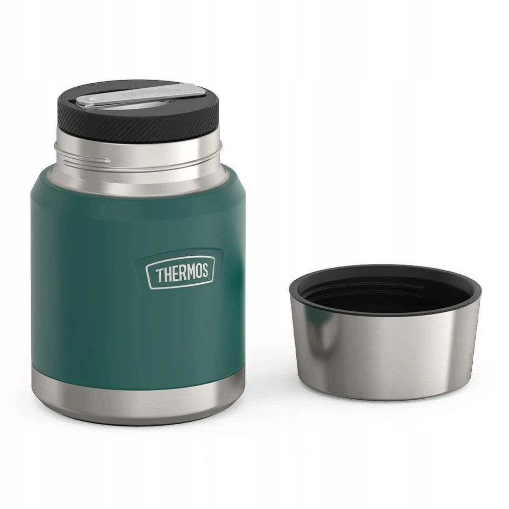 Thermos Icon 470 ml maisto termosas su sulankstomu šaukštu - žalias