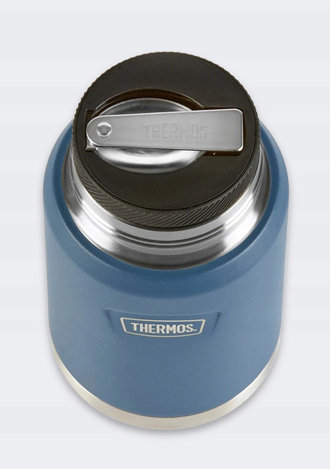 Thermos Icon 710 ml maistui su sulankstomu šaukštu ir puodeliu, mėlynas