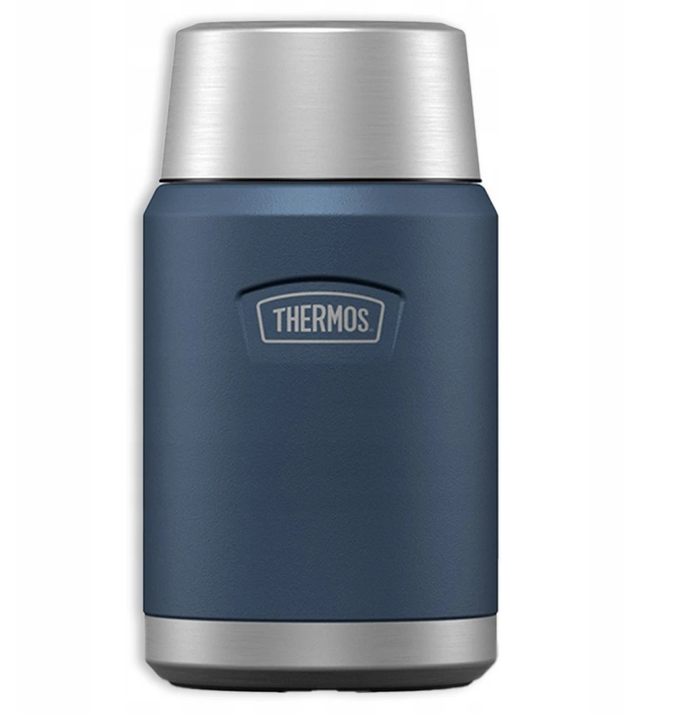 Thermos Icon 710 ml maistui su sulankstomu šaukštu ir puodeliu, mėlynas