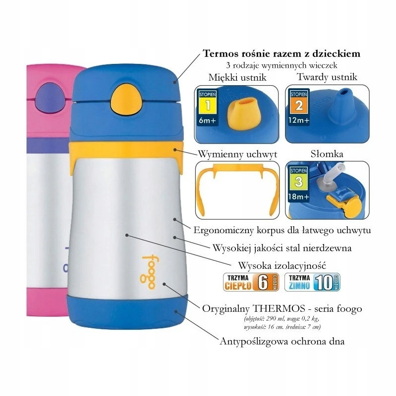 Thermos Kūdikių termosas - rožinis