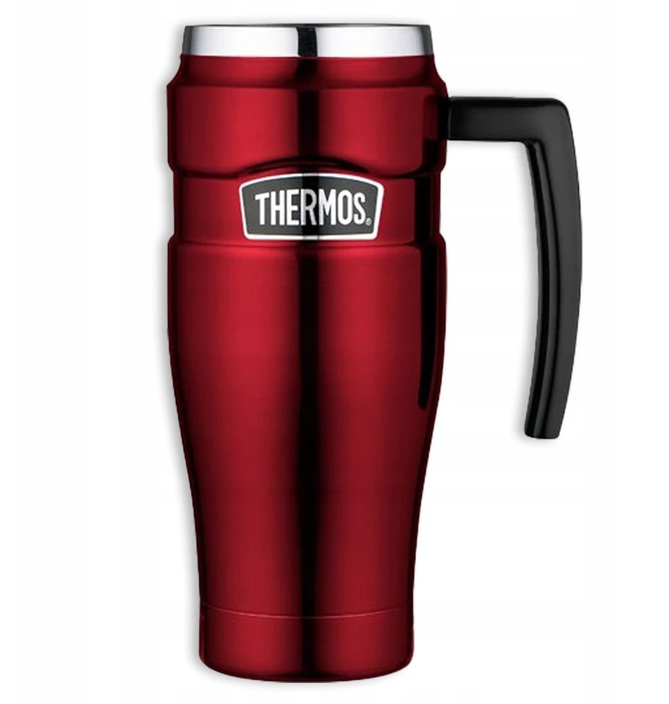 Thermos Style Vodotěsný termohrnek s madlem - raudona 470 ml