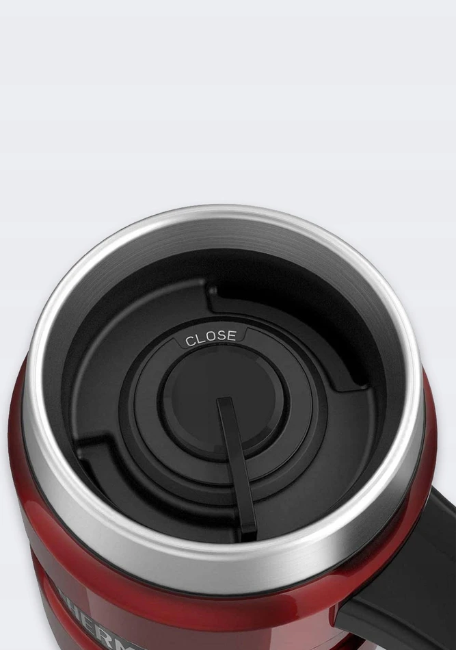 Thermos Style Vodotěsný termohrnek s madlem - raudona 470 ml