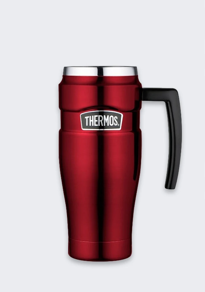 Thermos Style Vodotěsný termohrnek s madlem - raudona 470 ml