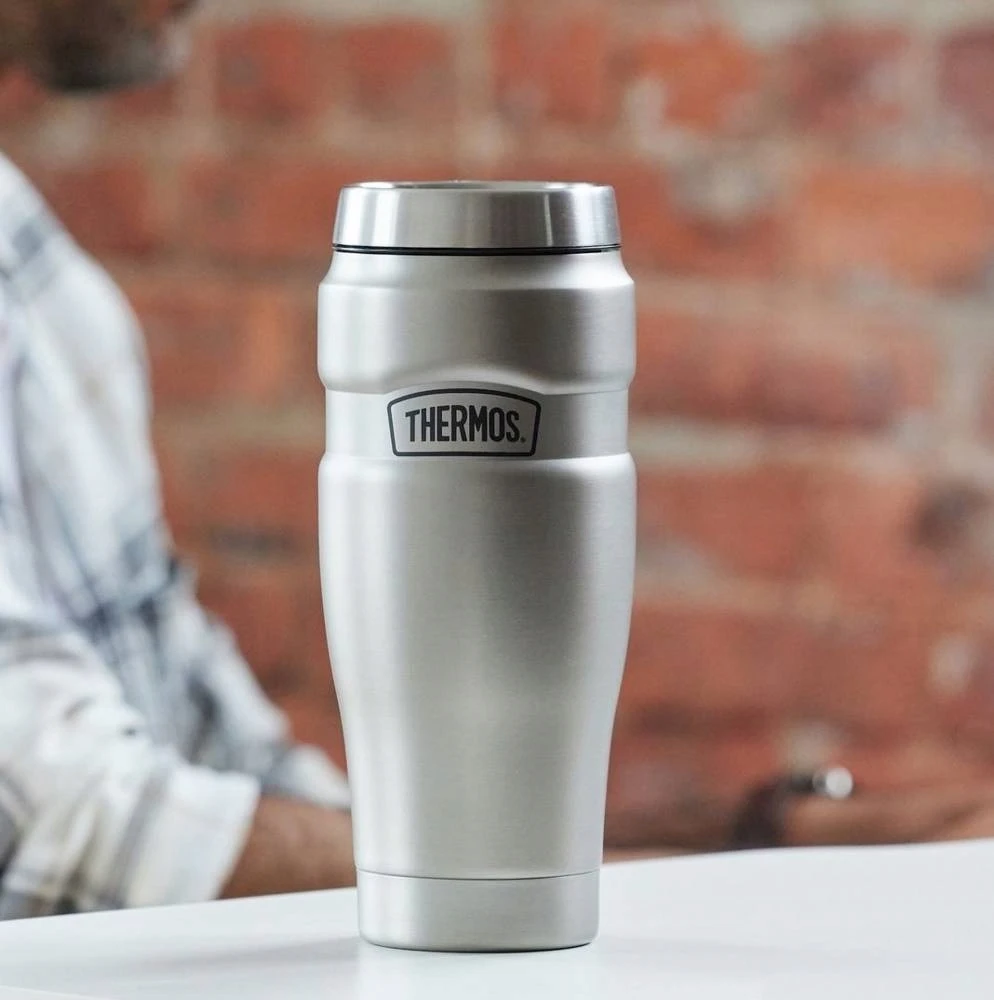 Thermos Terminis puodelis, vakuuminis kavos termosas, nerūdijančio plieno termosas 470 ml