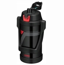 Thermos Termosas 2l nerūdijančio plieno, juodas, ilgas karščio išlaikymas