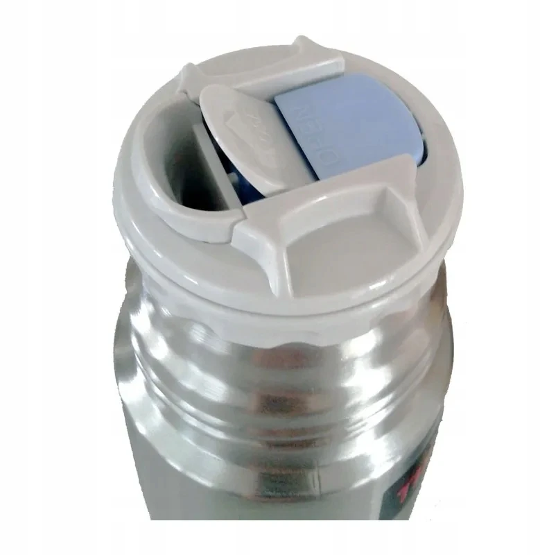 Thermos Termosas su puodeliu ir automatiniu kamšteliu, 350 ml, nerūdijantis plienas