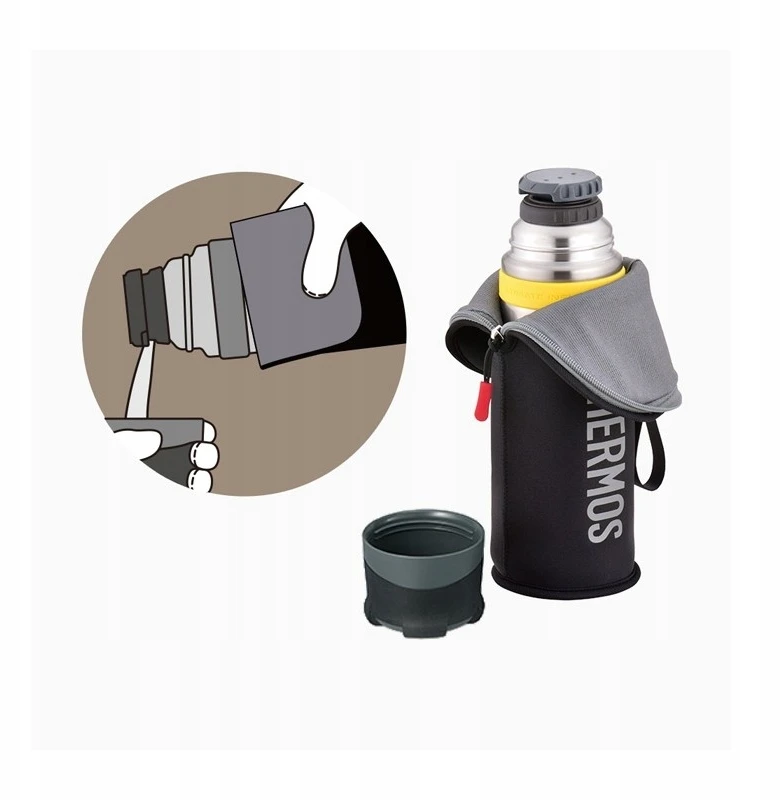 Thermos Termoso "mountain Ffx" 0.5l apsauginis dėklas