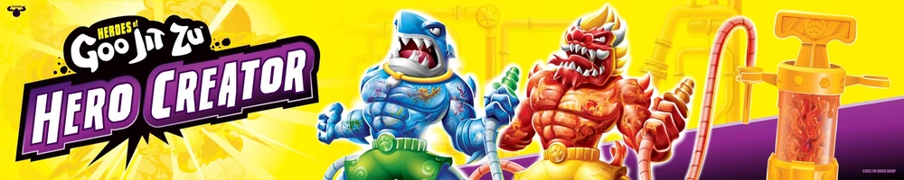 Thrash Creator Heroes of Goo Jit Zu antistresinė tempianti veiksmo figūra