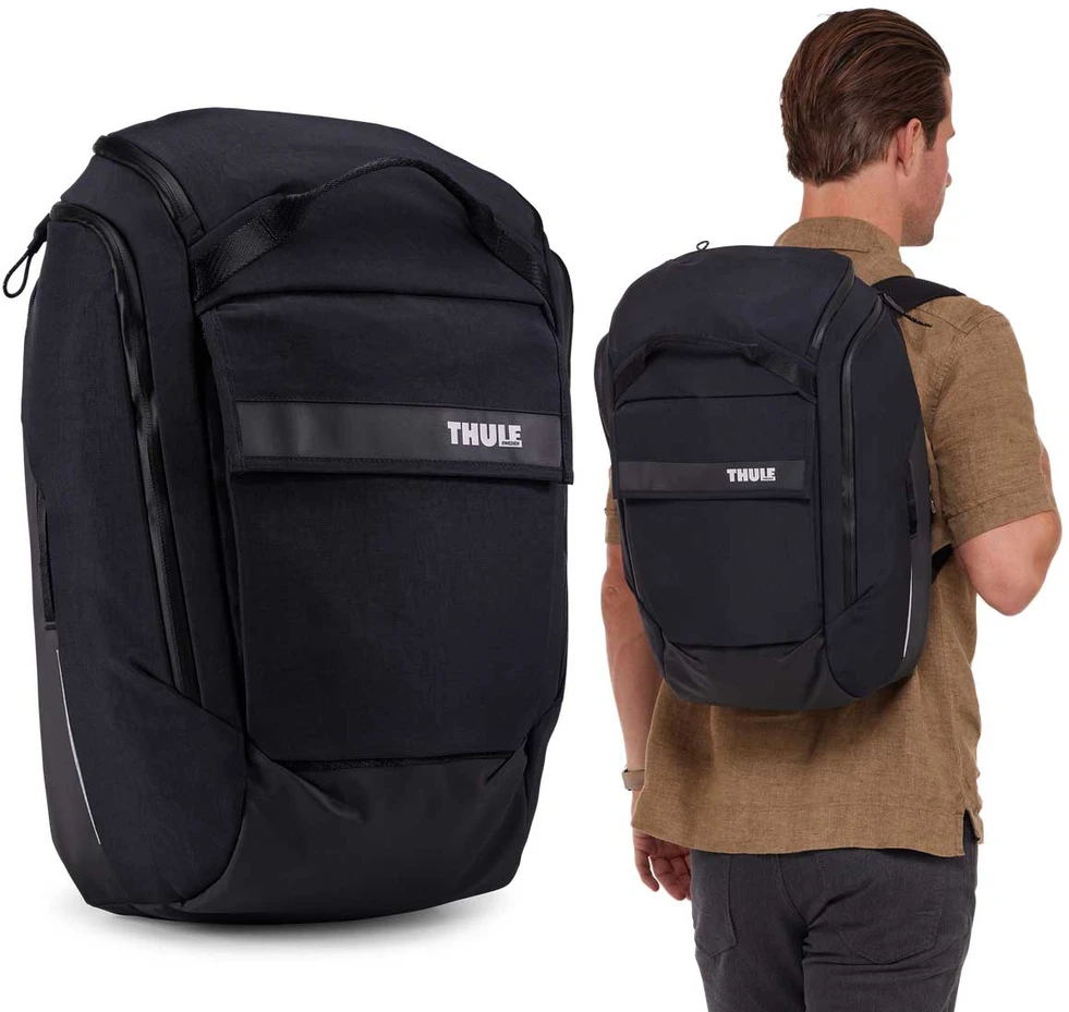Thule Paramount hibridinis šoninis krepšys/kuprinė 26L – Juoda