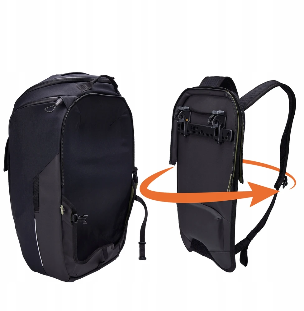 Thule Paramount hibridinis šoninis krepšys/kuprinė 26L – Juoda