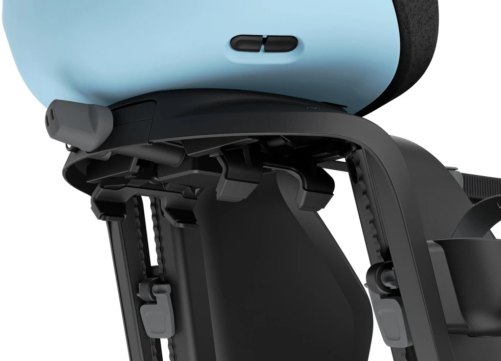Thule Yepp Nexxt 2 Rack Mount dviračio kėdutė vaikams su nešikliu