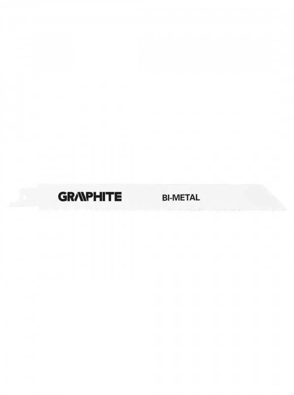 Tiesinio pjūklo geležtės GRAPHITE BIM 225 x 20 x 0.9 mm - 14 TPI (2 vnt.)